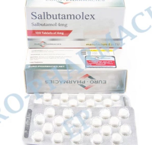 Salbutamolex (salbutamol) – 4mg/tab – 100 tab/blister EU Euro-Pharmacies