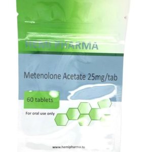 Methenolone Acetate 25mg/tab HEMI PHARMA