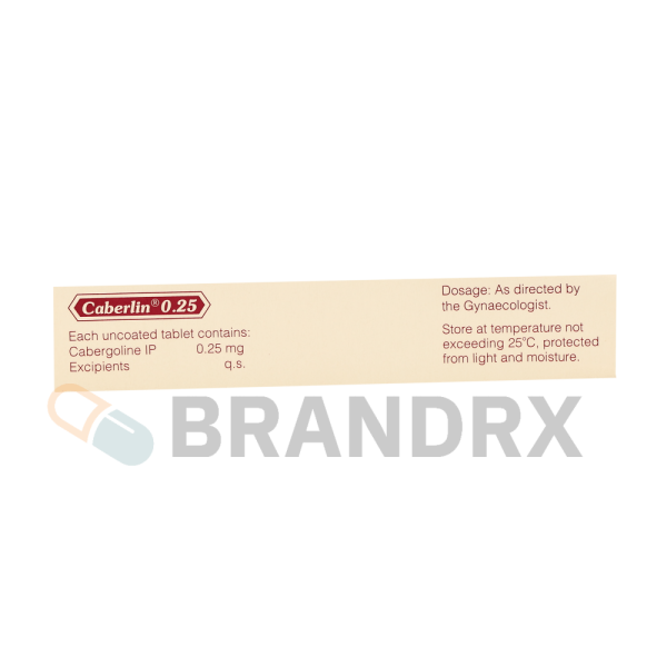 Caberlin 0.25 mg Sun Pharmaceuticals Industries - Image 2