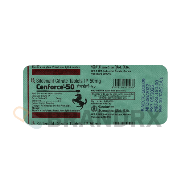 Cenforce 50 mg Centurion Laboratories - Image 2
