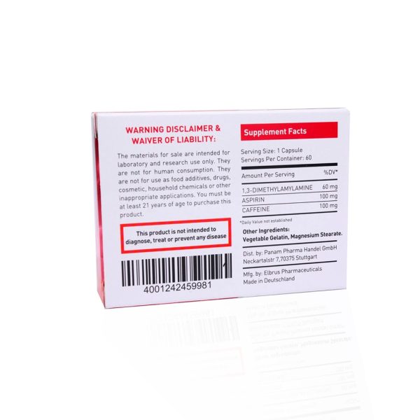 DMAA+ 60 mg Elbrus Pharmaceuticals - Image 3