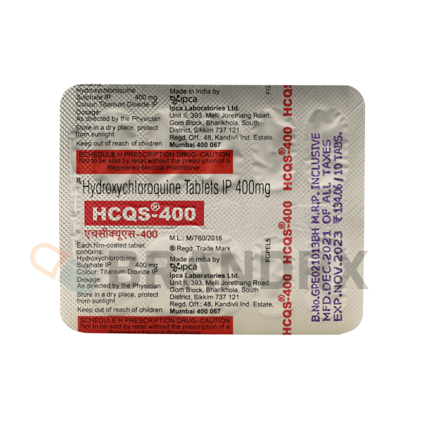 HCQS 400 mg Ipca Laboratories Ltd - Image 4
