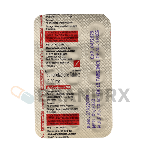 Aldactone 50 mg RPG Life Sciences Ltd. - Image 4