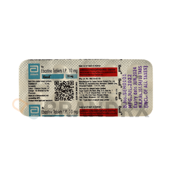 Ebasil 10 mg Abbott Healthcare Pvt. Ltd. - Image 2