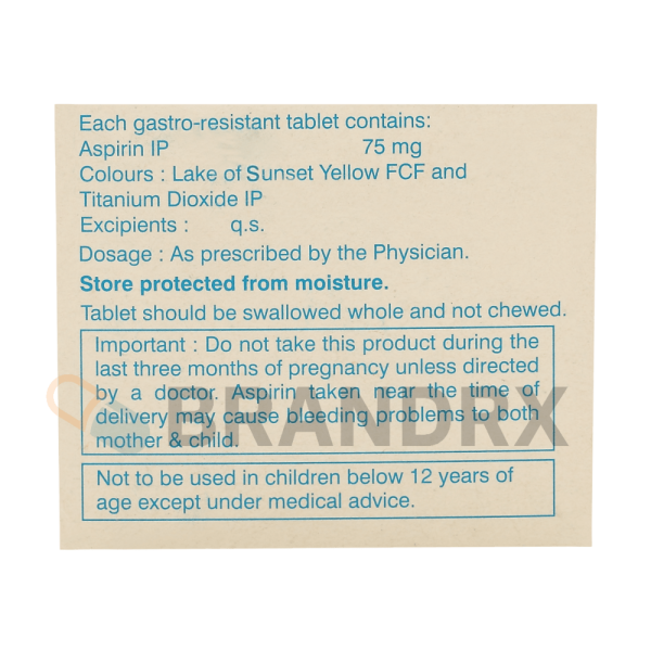 Ecosprin 75 mg USV Private Ltd. - Image 2