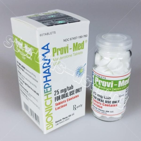 Provi-Med Bioniche Pharma (Proviron) 60tabs (25mg/tab) Bioniche Pharmaceuticals