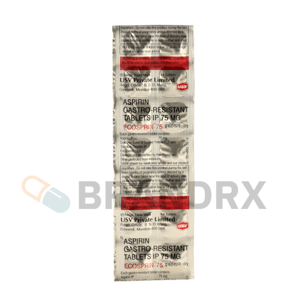 Ecosprin 75 mg USV Private Ltd. - Image 3