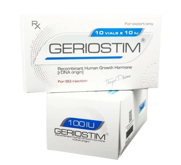 GERIOSTIM 100 IU (RECOMBINAT HGH 10 IU/ VIAL X 10) (USA Domestic) Thaiger