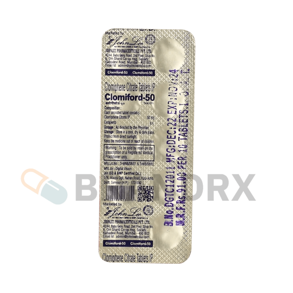 Clomiford 50 mg Johnlee Pharmaceuticals - Image 3