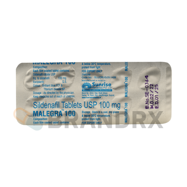 Malegra 100 mg Sunrise - Image 3