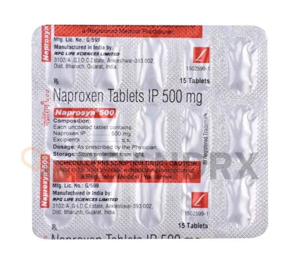 Naprosyn 500 mg RPG Life Sciences Ltd. - Image 4