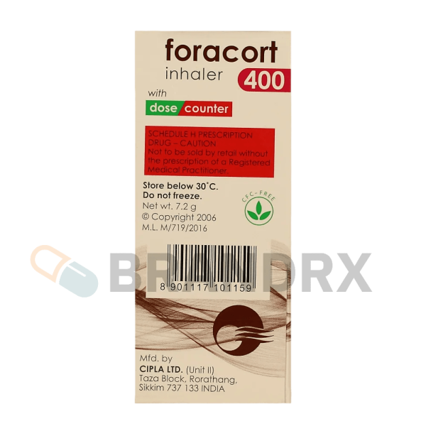 Foracort Inhaler 120 MD 400 mcg Cipla - Image 6