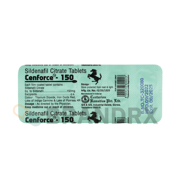 Cenforce 150 mg Centurion Laboratories - Image 4