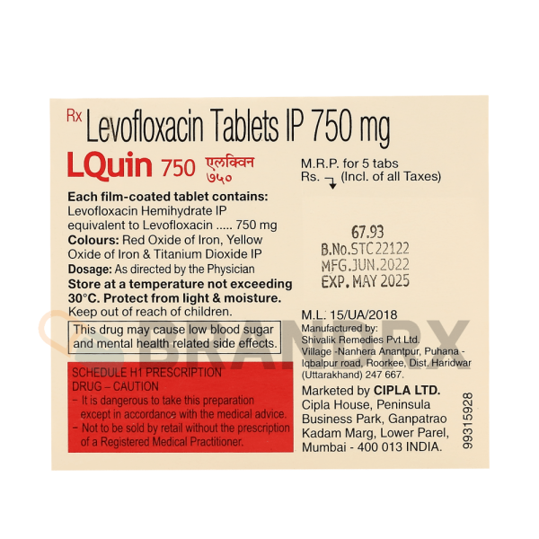 LQuin 750 mg Cipla - Image 4