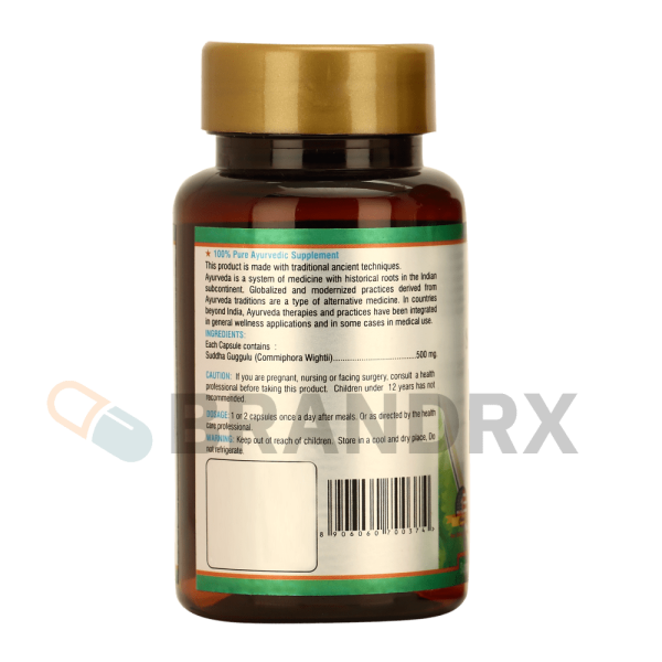 Shuddha Guggulu 500 mg Ayurleaf Inc. - Image 3