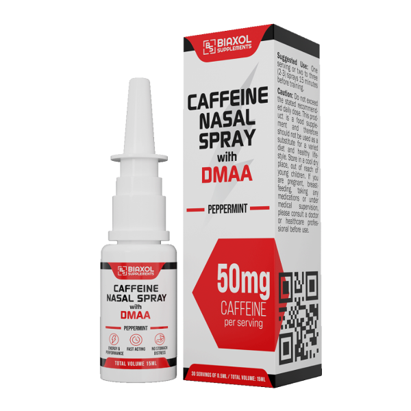 CAFFEINE NASAL SPRAY WITH DMAA IN BOTTLE Biaxol Supplements - Image 2