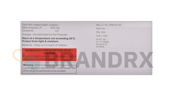 Flagyl 200 mg Abbott Healthcare Pvt. Ltd. - Image 3